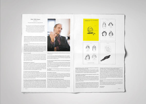 Mike Mills drawings and interview in Afterzine Issue 2