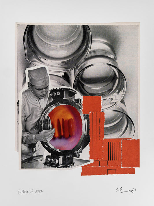Trade Winds (17), 2024 collage (original)