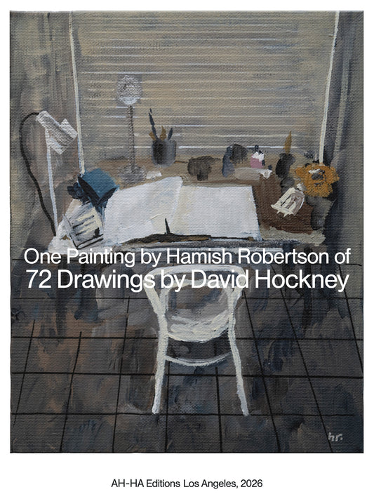 One Painting by Hamish Robertson of 72 Drawings by David Hockney