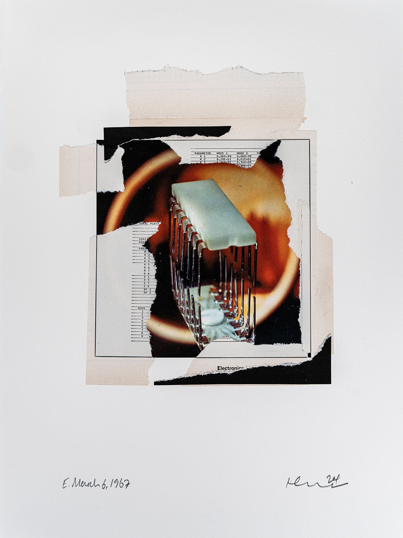 Trade Winds (11), 2024 collage (original)