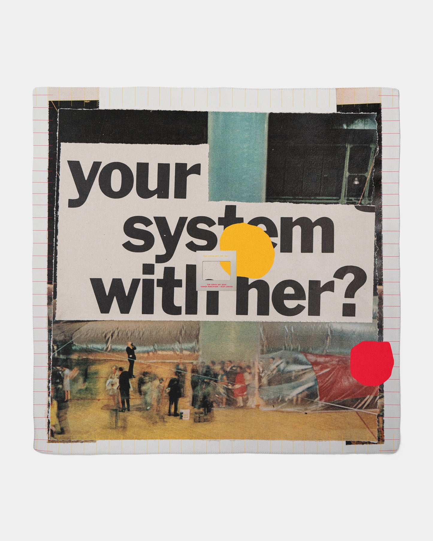 Fortune Favors (Your System With Her) Silk-cotton Scarf
