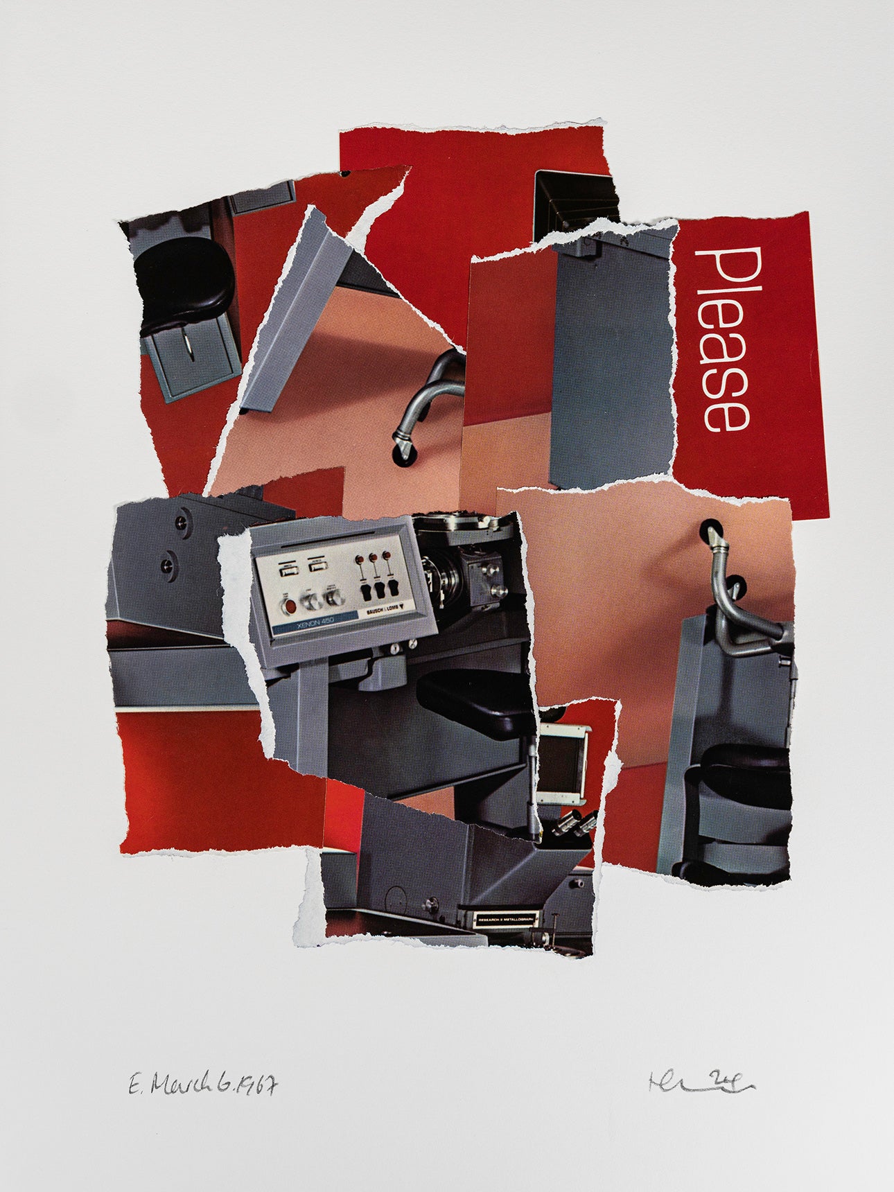 Trade Winds (16), 2024 collage (original)