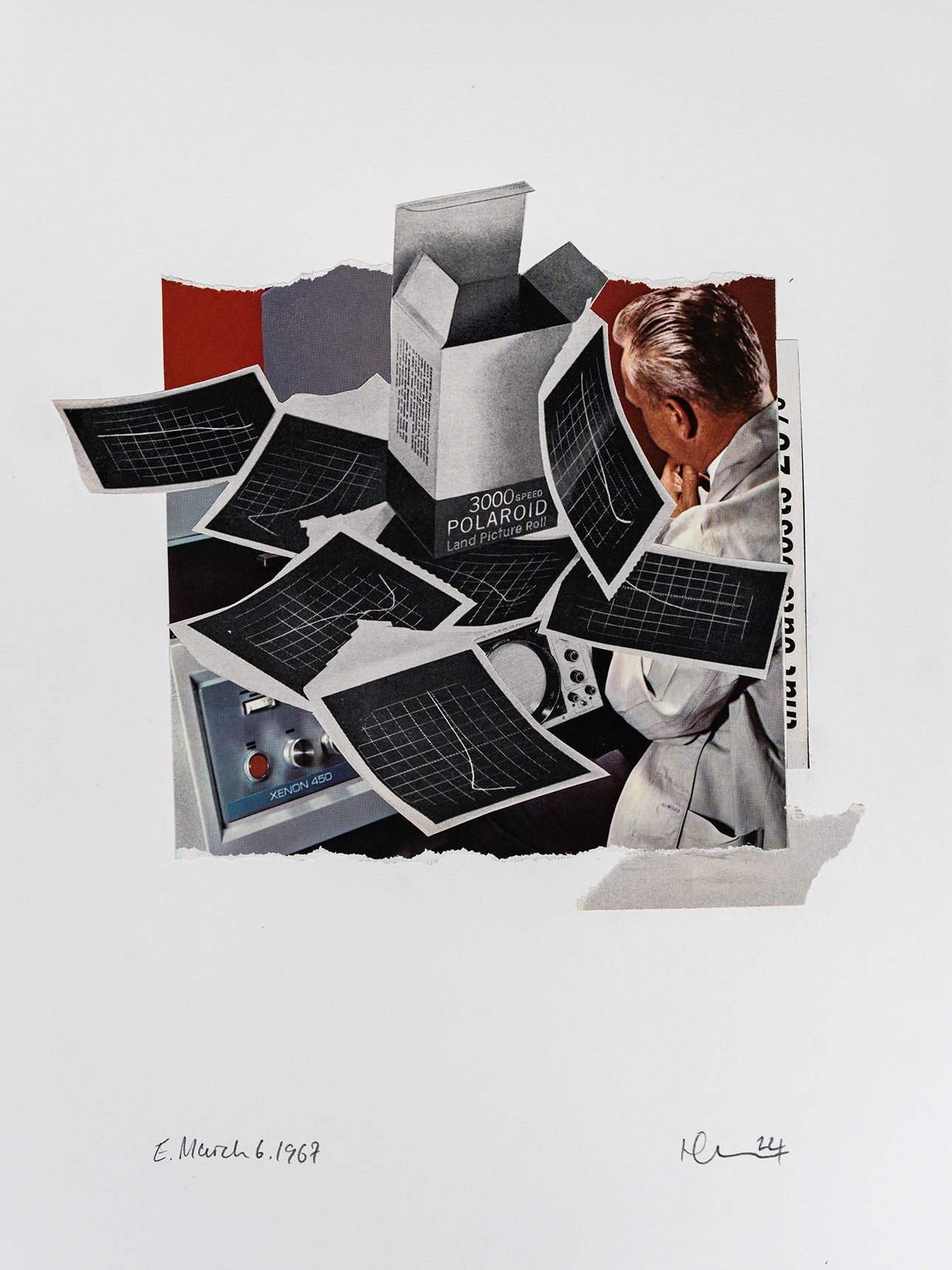 Trade Winds (15), 2024 collage (original)