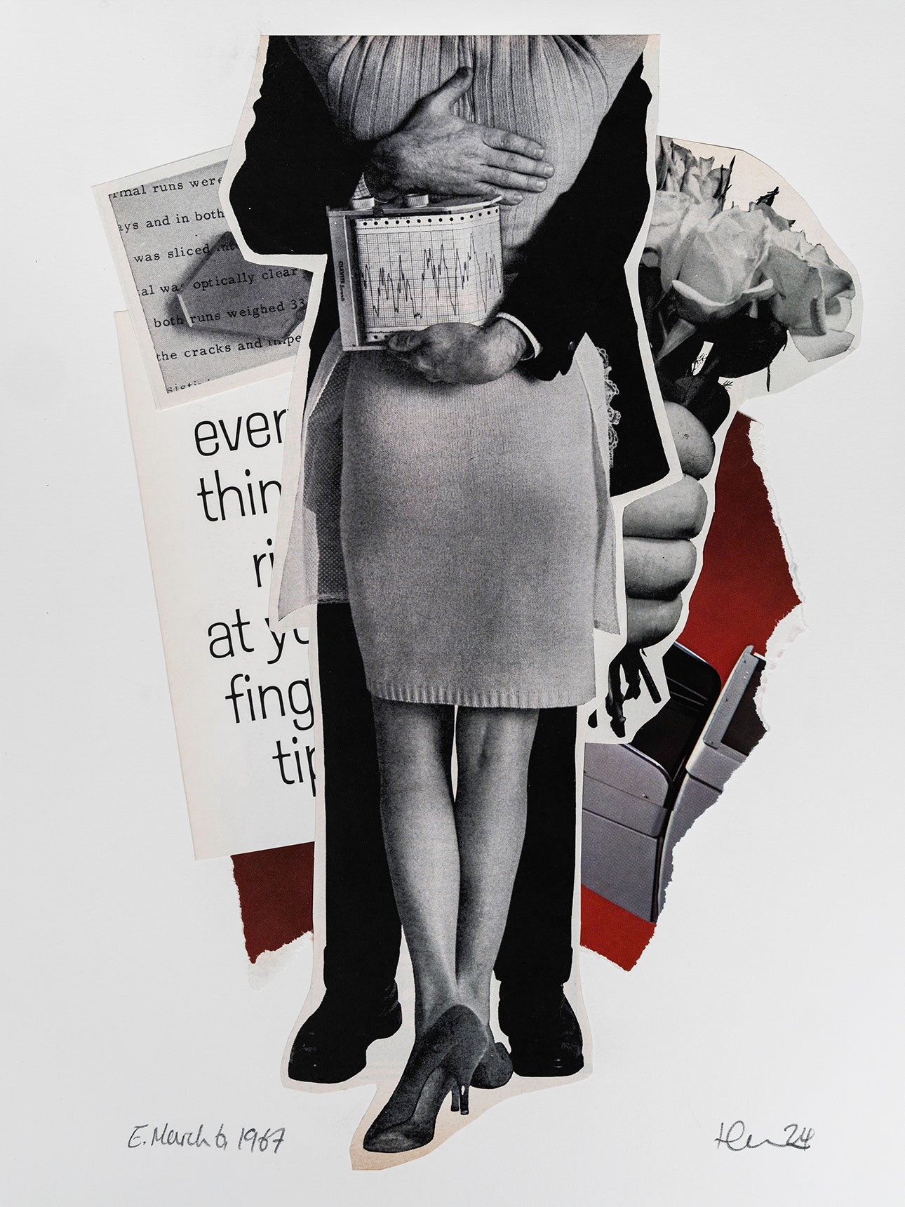 Trade Winds (13), 2024 collage (original)