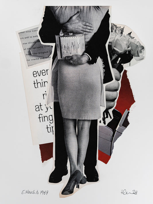 Trade Winds (13), 2024 collage (original)