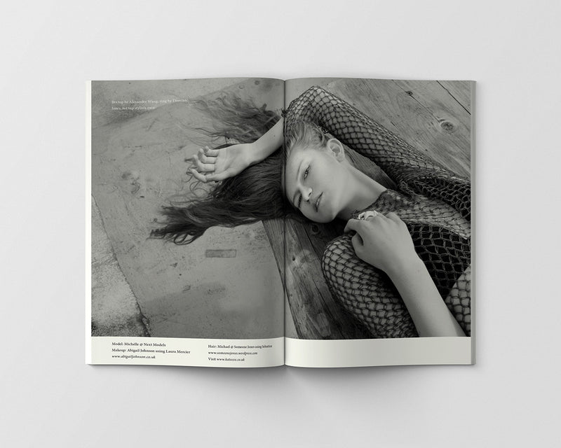 Kate Cox fashion editorial in Afterzine Issue 1